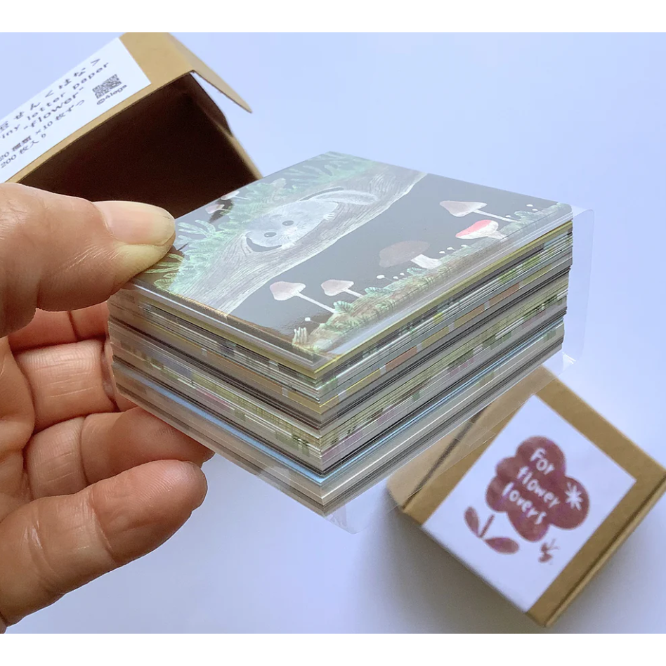 【花款】4legs 迷你便簽磚 豆籤 4 legs 貓咪 日本製【立夏手帳生活】-細節圖6