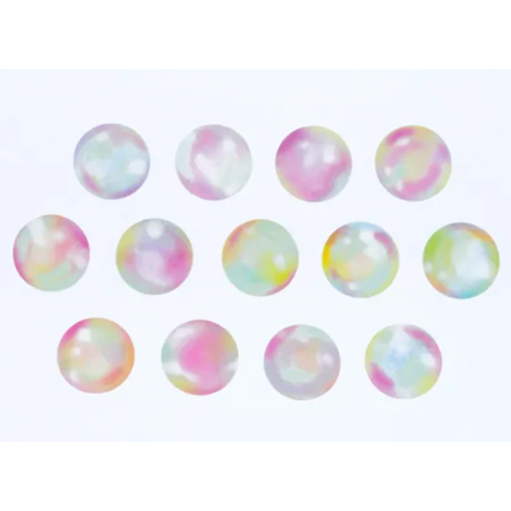 【2款】Bande「吹泡泡/彈珠」軋型貼紙卷 日本原裝【立夏手帳生活】-細節圖2