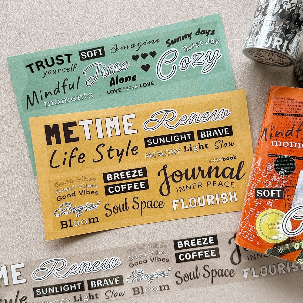 Asteroid b-610小行星 給自己的時光 01 4cm亮面PET膠帶【立夏手帳生活】-細節圖2