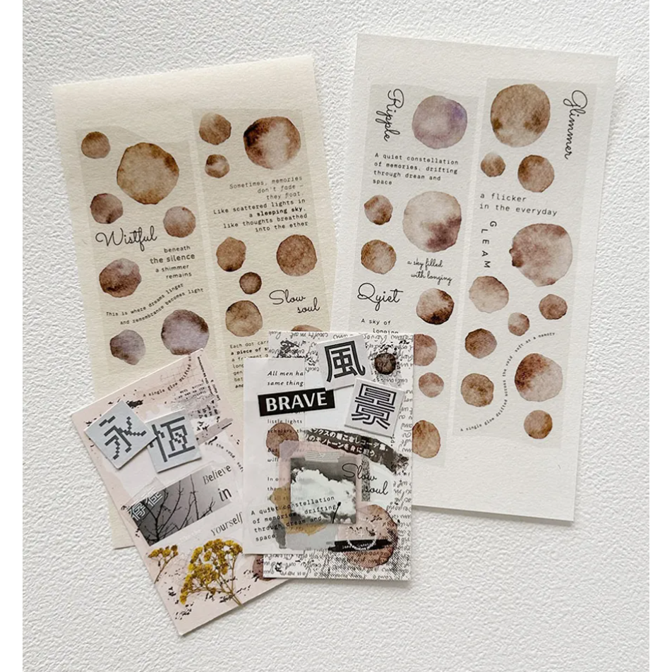 『膠帶分裝』小行星 小森紙雨/紙語留聲/夢的塵埃/薄霧回憶/給自己的時光01/紙的詩歌：未完待續/漫步日和/漫漫日常-細節圖5