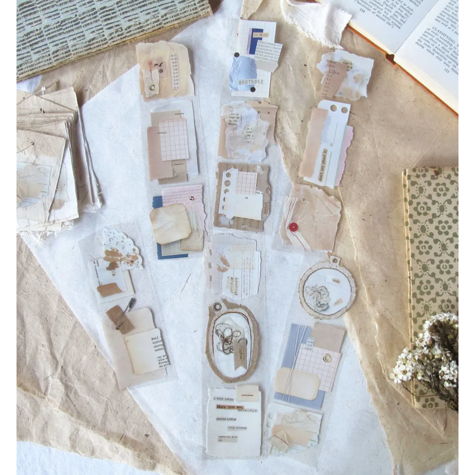 『膠帶分裝』小行星 小森紙雨/紙語留聲/夢的塵埃/薄霧回憶/給自己的時光01/紙的詩歌：未完待續/漫步日和/漫漫日常-細節圖6