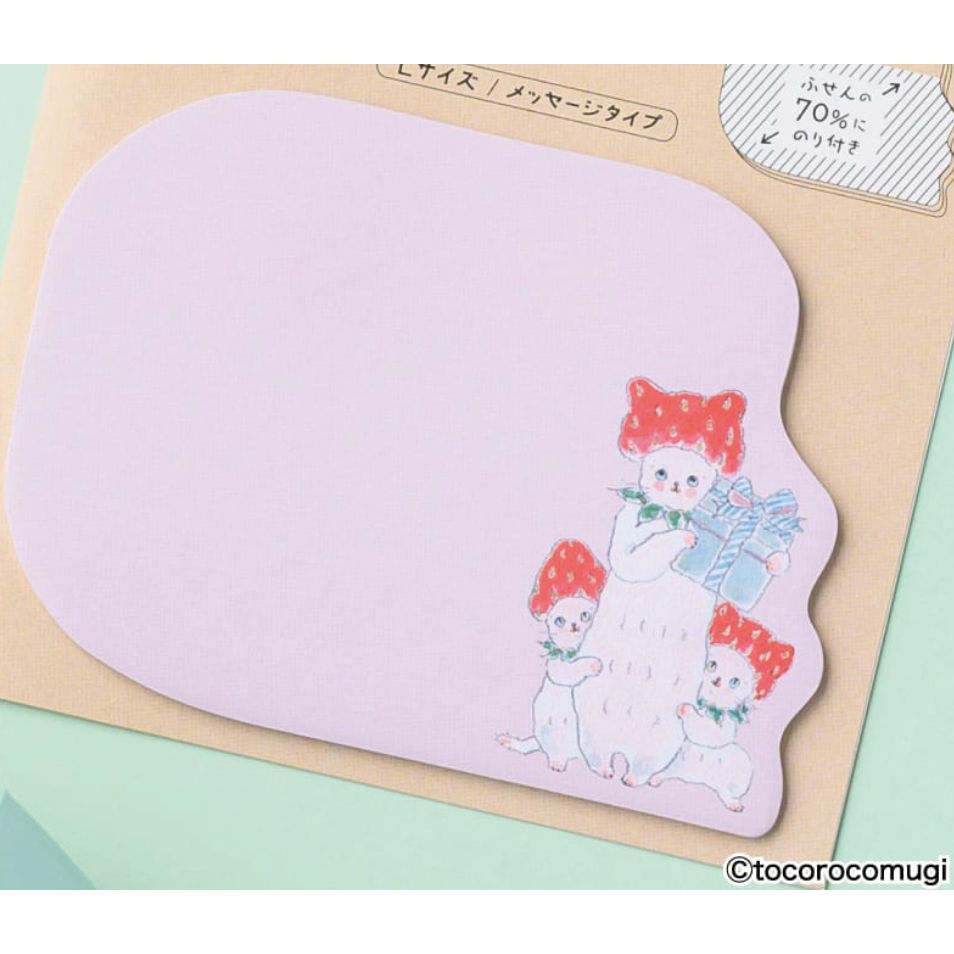 【L尺寸4款】Tocorocomugi 待辦付簽本 自帶黏性便簽紙【立夏手帳生活】-細節圖6