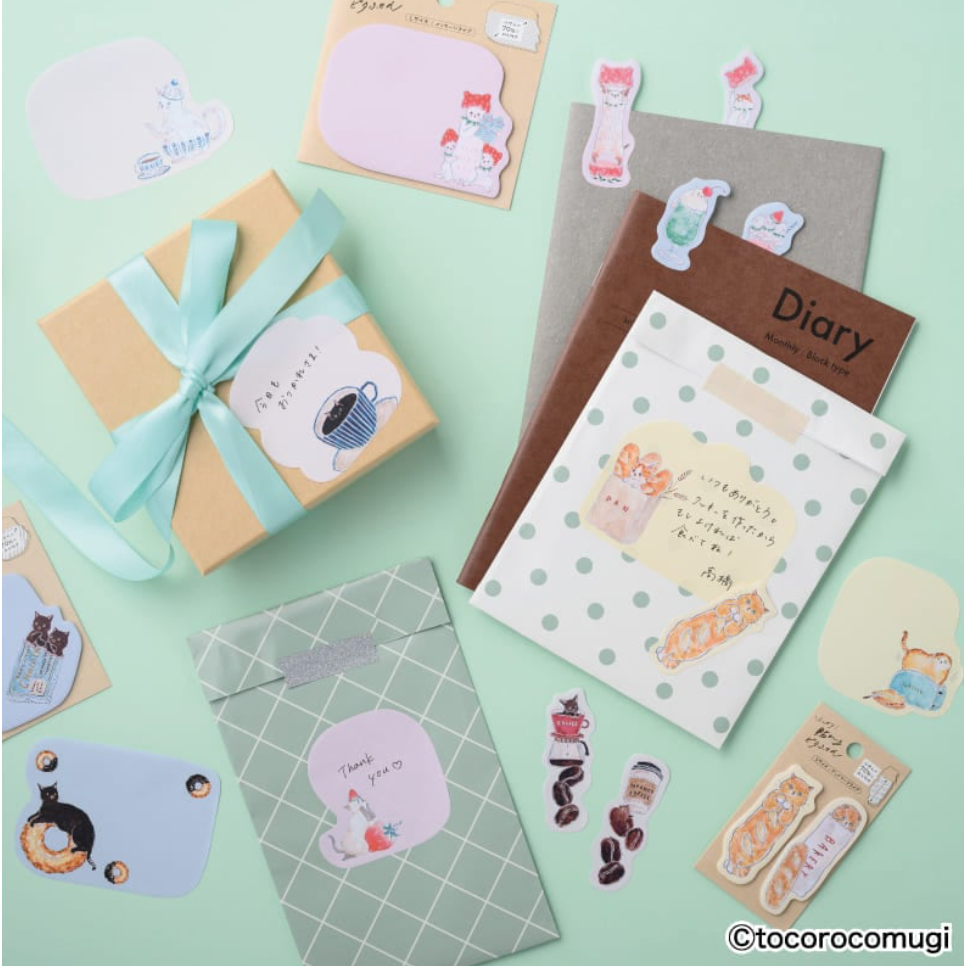 【L尺寸4款】Tocorocomugi 待辦付簽本 自帶黏性便簽紙【立夏手帳生活】-細節圖10
