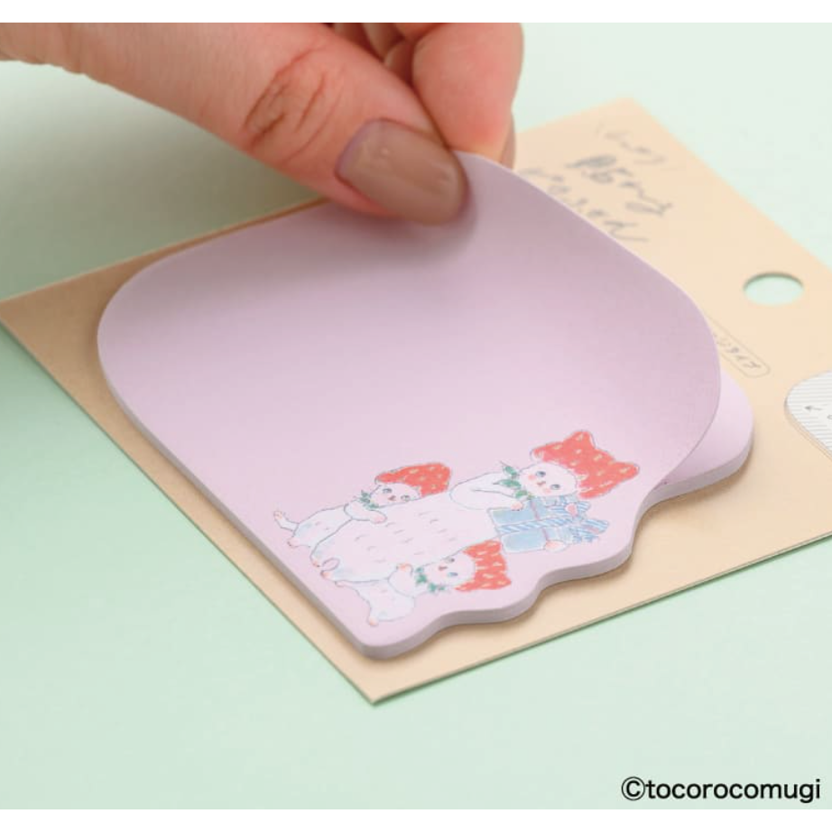【M尺寸4款】Tocorocomugi 待辦付簽本 自帶黏性便簽紙【立夏手帳生活】-細節圖10