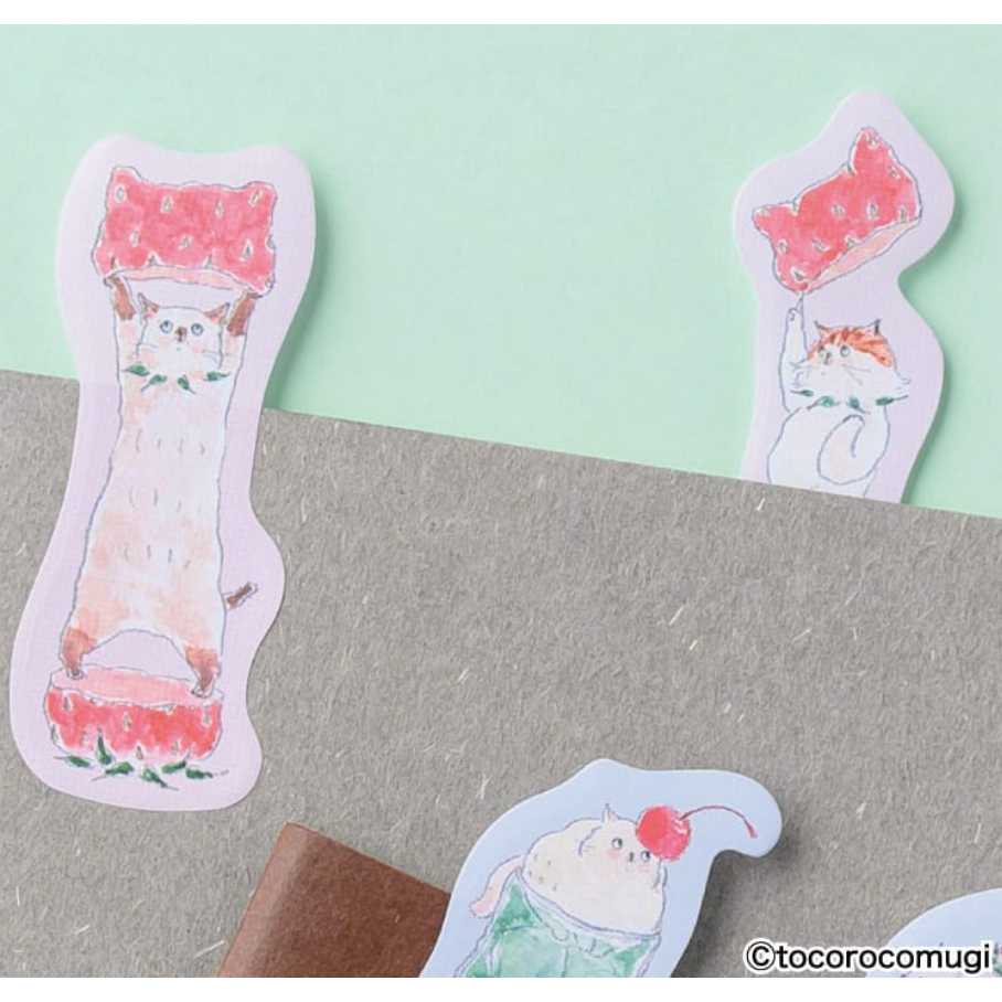 【S尺寸4款】Tocorocomugi 待辦付簽本 自帶黏性便簽紙【立夏手帳生活】-細節圖8