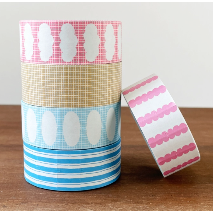 【套組含特典】日本stamp marche 新作5款標籤貼紙卷【立夏手帳生活】-細節圖4