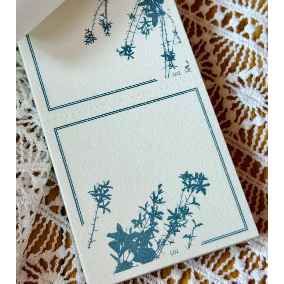 【最新6款】樂意loidesign 森微光旅系列便簽本「山茶花/海棠花/櫻花/蘭花藤/蕾絲花/相框」【立夏手帳生活】-細節圖4