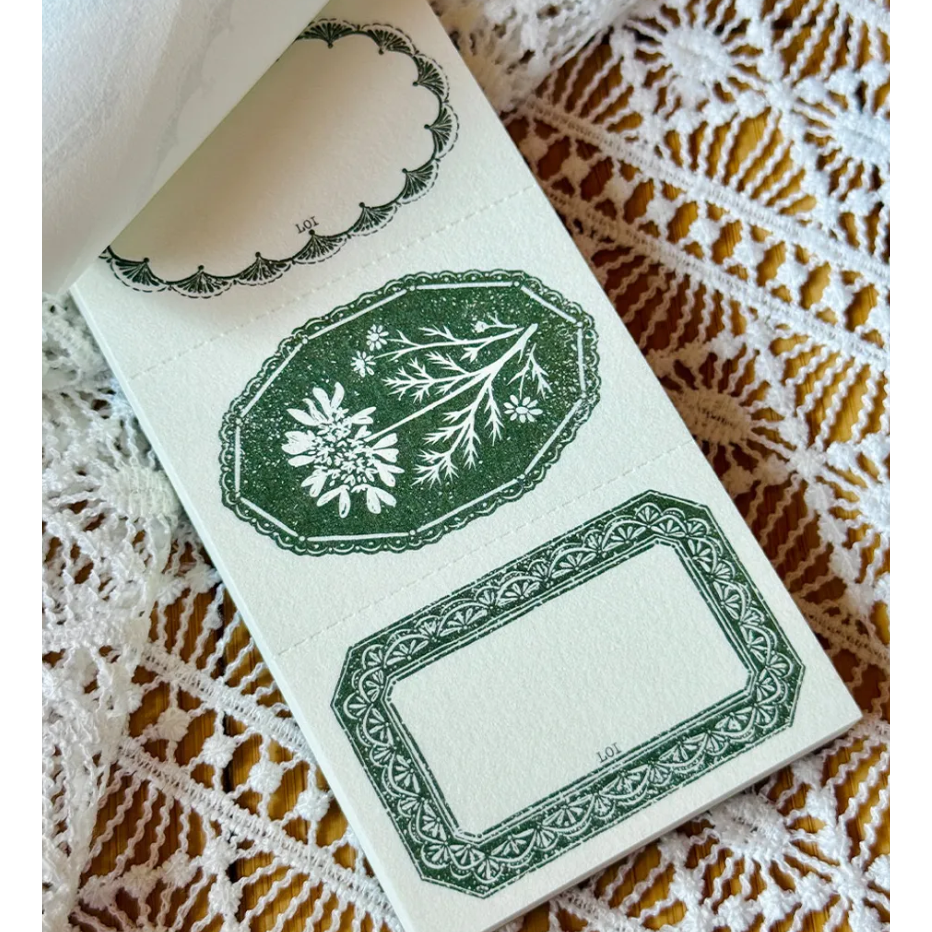 【最新6款】樂意loidesign 森微光旅系列便簽本「山茶花/海棠花/櫻花/蘭花藤/蕾絲花/相框」【立夏手帳生活】-細節圖5