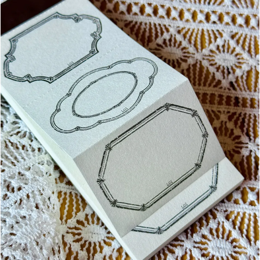 【最新6款】樂意loidesign 森微光旅系列便簽本「山茶花/海棠花/櫻花/蘭花藤/蕾絲花/相框」【立夏手帳生活】-細節圖6