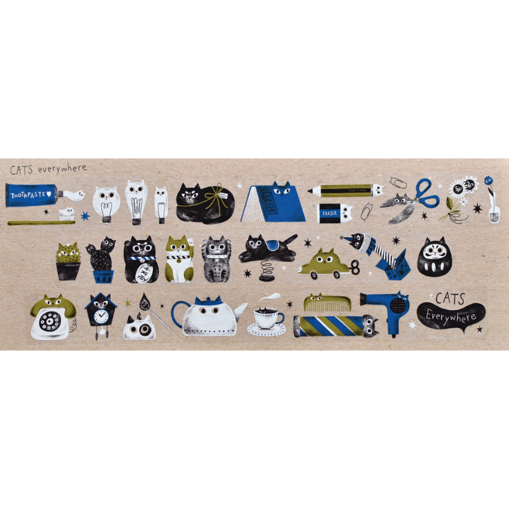 『紙膠帶分裝』大芝麻小花生 貓貓蝴蝶結/好好吃的貓/到處都是貓/貓貓魔法屋/好多貓貓的秋天/好多貓貓的冬天-規格圖7