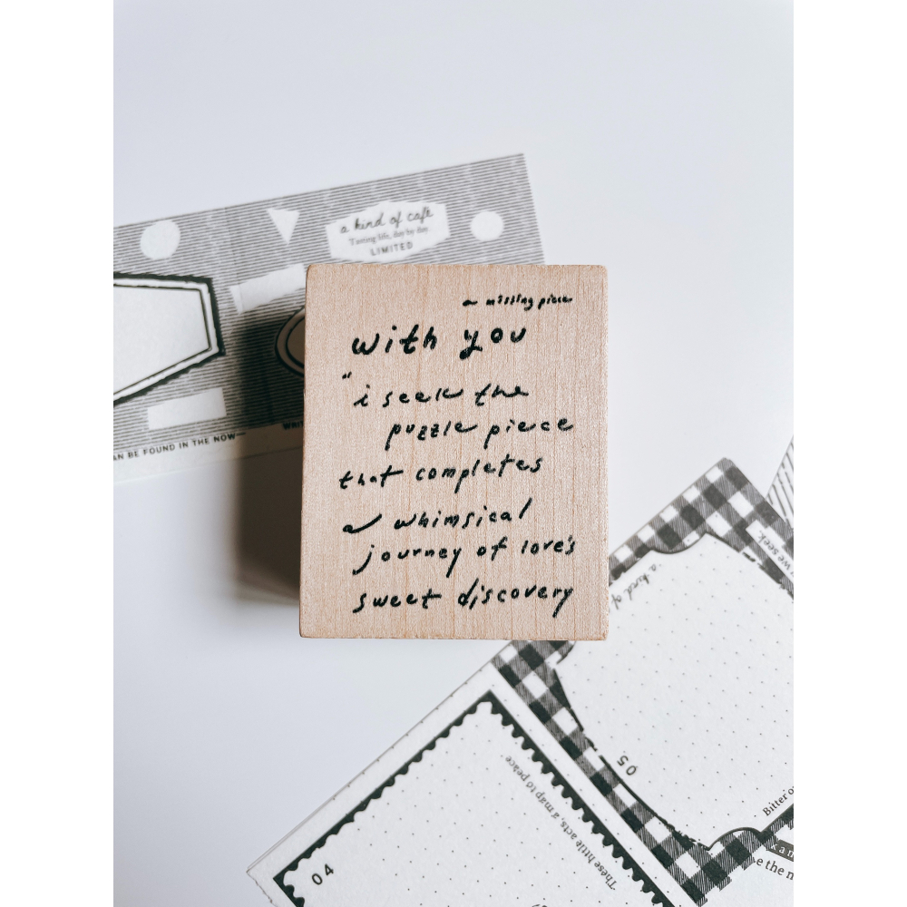 【2025夏季新5款】什物a kind of cafe 天然木印章【立夏手帳生活】-細節圖2