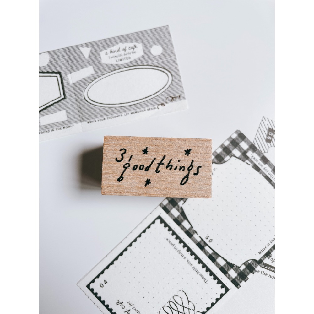 【2025夏季新5款】什物a kind of cafe 天然木印章【立夏手帳生活】-規格圖6