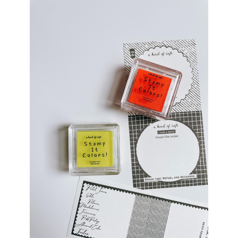 〔夏季新5色〕什物a kind of cafe 訂製印台Stamp It Colors【立夏手帳生活】-規格圖6