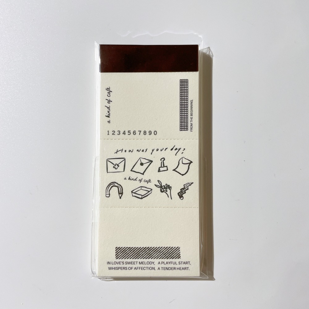 【文具小集新5款】什物a kind of cafe 全系列便簽本【立夏手帳生活】-規格圖7