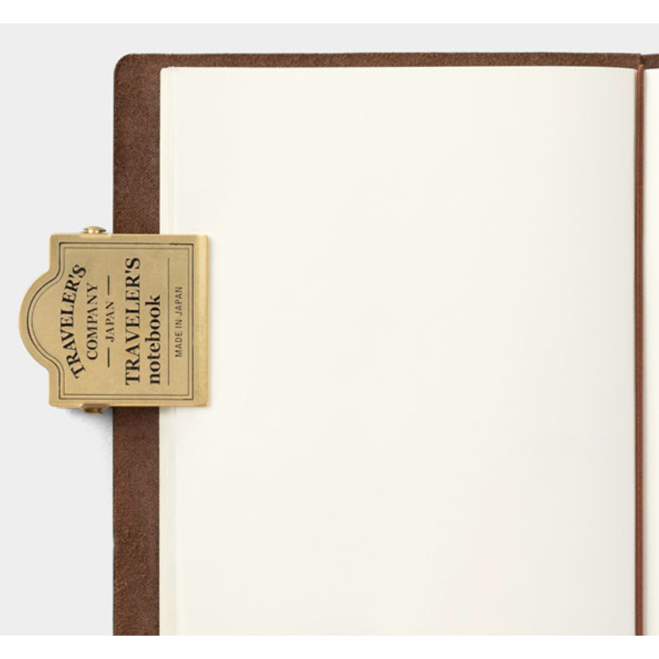 【共2款】TRAVELER＇S notebook 黃銅手帳夾 手帳夾 夾子 旅人手帳 TN 手帳本【立夏手帳生活】-細節圖2