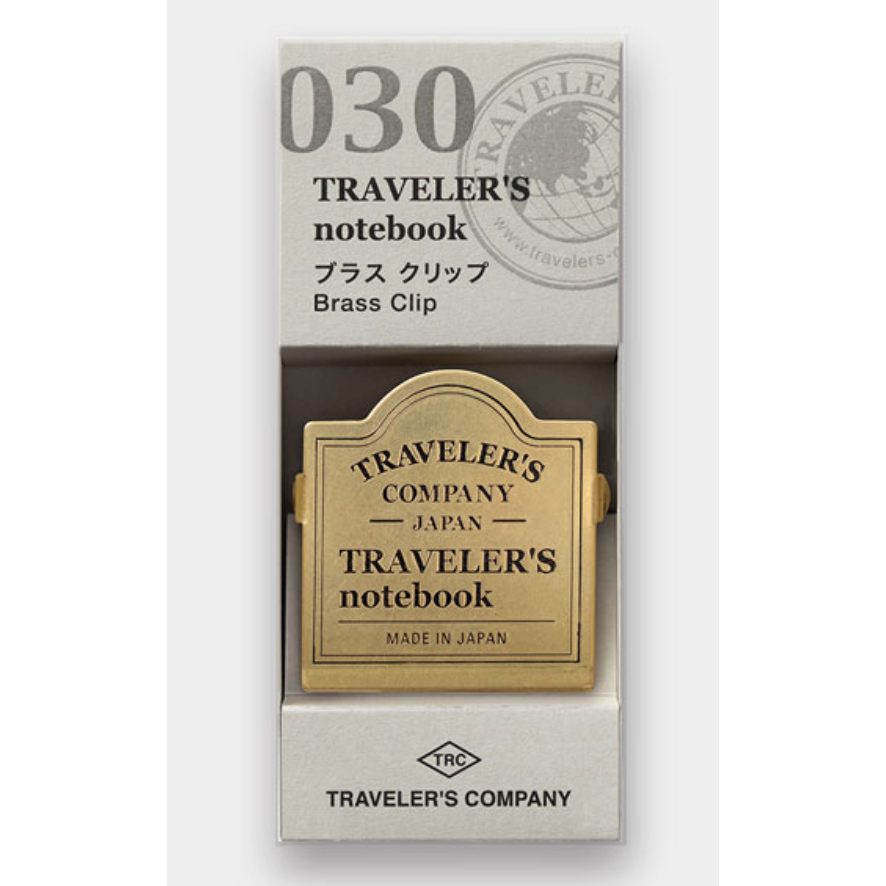 【共2款】TRAVELER＇S notebook 黃銅手帳夾 手帳夾 夾子 旅人手帳 TN 手帳本【立夏手帳生活】-細節圖3
