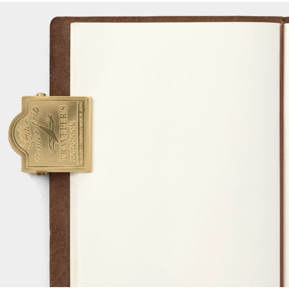 【共2款】TRAVELER＇S notebook 黃銅手帳夾 手帳夾 夾子 旅人手帳 TN 手帳本【立夏手帳生活】-細節圖6