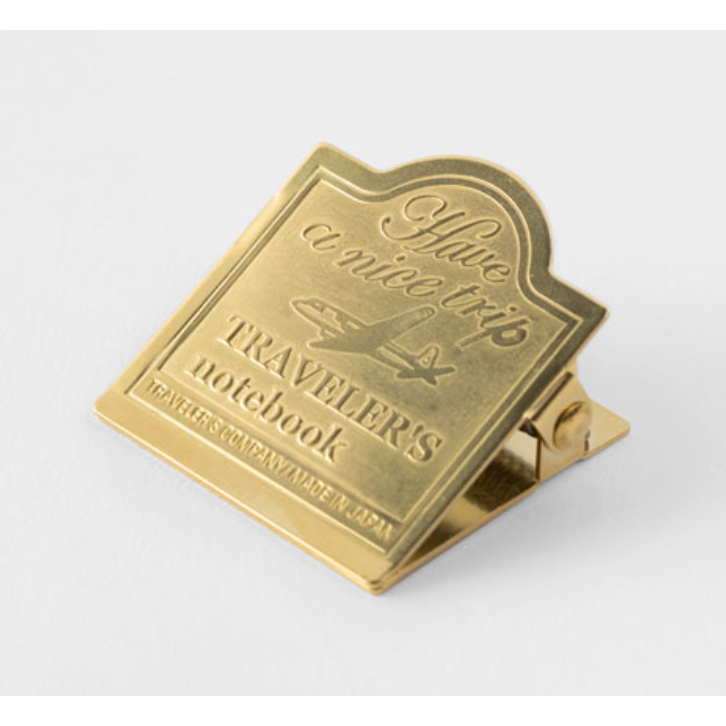 【共2款】TRAVELER＇S notebook 黃銅手帳夾 手帳夾 夾子 旅人手帳 TN 手帳本【立夏手帳生活】-規格圖6