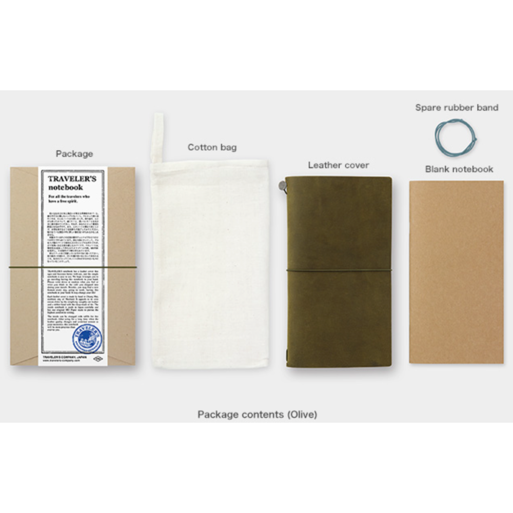【標準尺寸5色】TRAVELER＇S notebook 本體套組 Regular Size 筆記本 真皮 旅人手帳 TN-規格圖11