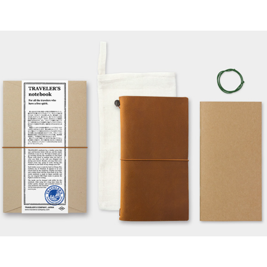 【標準尺寸5色】TRAVELER＇S notebook 本體套組 Regular Size 筆記本 真皮 旅人手帳 TN-規格圖11