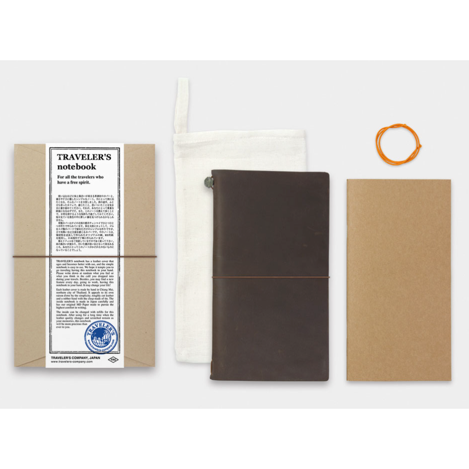 【標準尺寸5色】TRAVELER＇S notebook 本體套組 Regular Size 筆記本 真皮 旅人手帳 TN-規格圖11