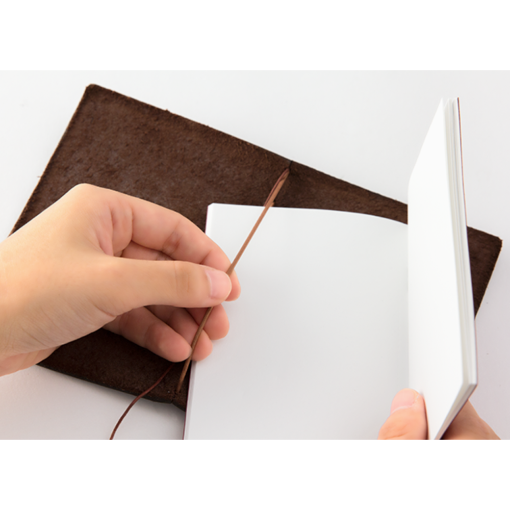 【護照尺寸4色】TRAVELER＇S notebook 本體套組 PA Size 筆記本 真皮 旅人手帳 TN 手帳本-細節圖5