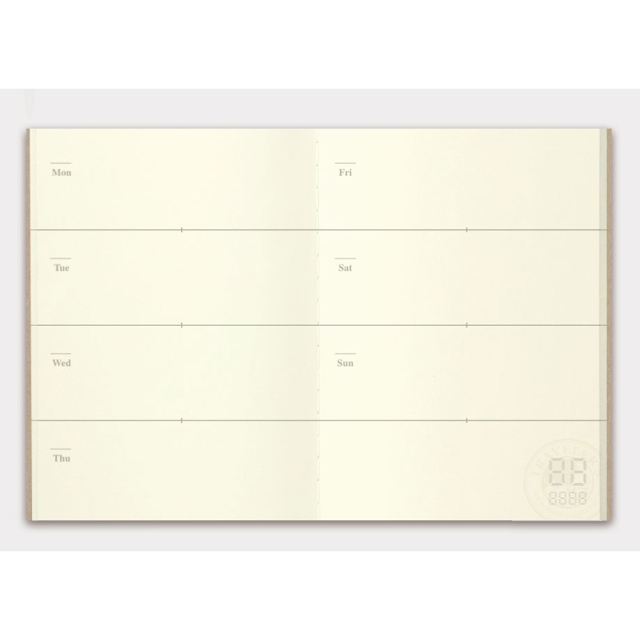 【護照PA尺寸內頁周邊】TRAVELER＇S notebook 各種內頁 貼紙本 奶油紙 綁帶 旅人手帳 TN 手帳本-規格圖11