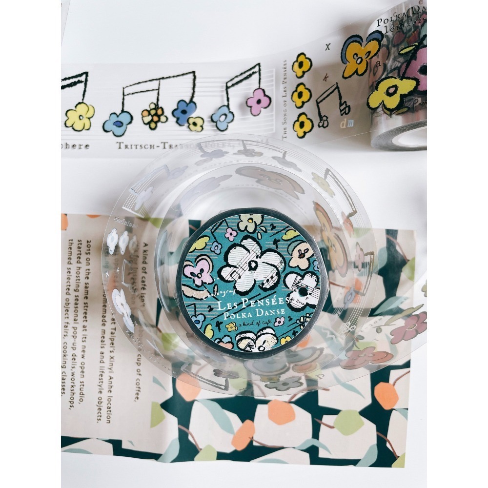 『膠帶分裝』a kind of cafe 什物工作室 循環 PET膠帶【立夏手帳生活】-細節圖3