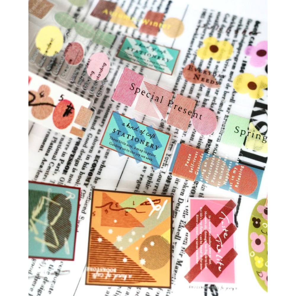 『膠帶分裝』a kind of cafe 什物工作室 循環 PET膠帶【立夏手帳生活】-規格圖11