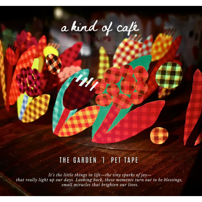 『膠帶分裝』a kind of cafe 什物工作室 循環 PET膠帶【立夏手帳生活】-規格圖11