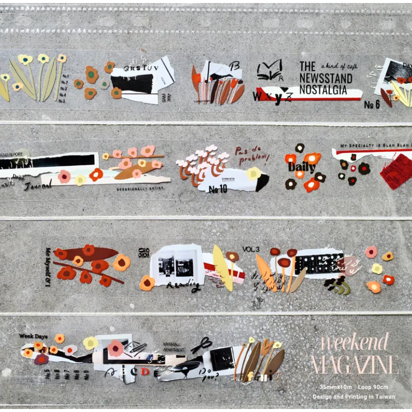 假期雜誌【3.5cm/亮面PET】