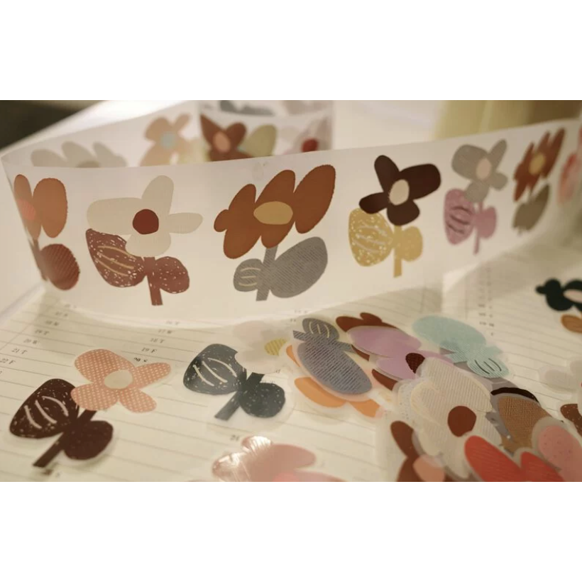 大花朵【5cm/亮面PET】