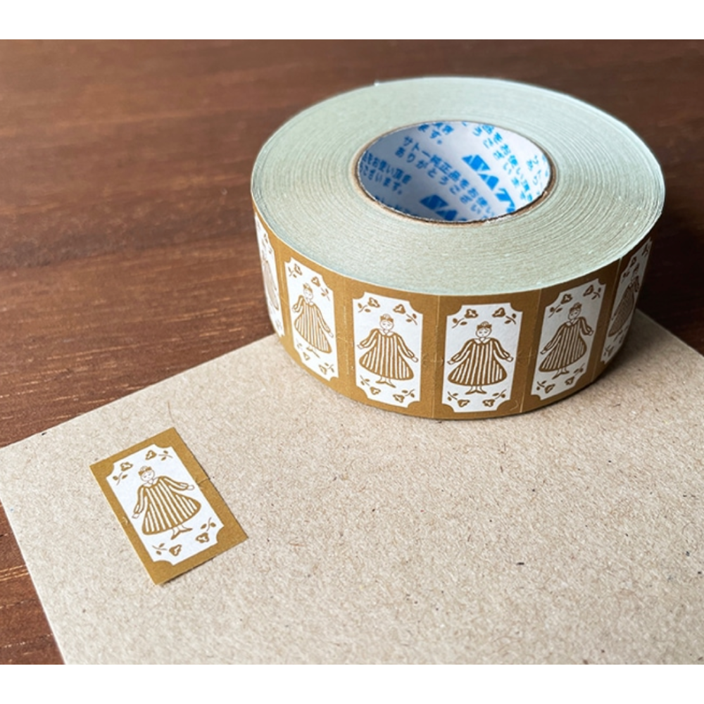 【7款分裝包】日本stamp marche 標籤貼紙卷【立夏手帳生活】-細節圖6