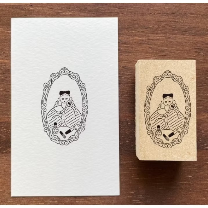 【多尺寸20款】Stamp Marche 印章市場 木頭印章 日本製【立夏手帳生活】-規格圖10