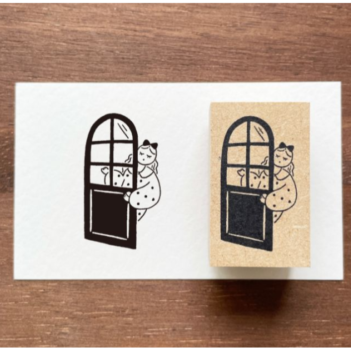 【多尺寸20款】Stamp Marche 印章市場 木頭印章 日本製【立夏手帳生活】-規格圖10