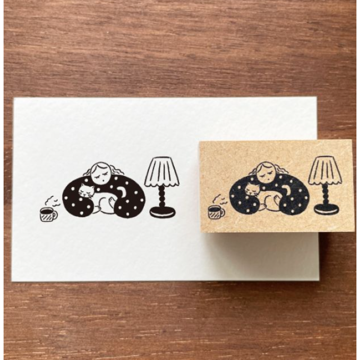 【多尺寸20款】Stamp Marche 印章市場 木頭印章 日本製【立夏手帳生活】-規格圖10