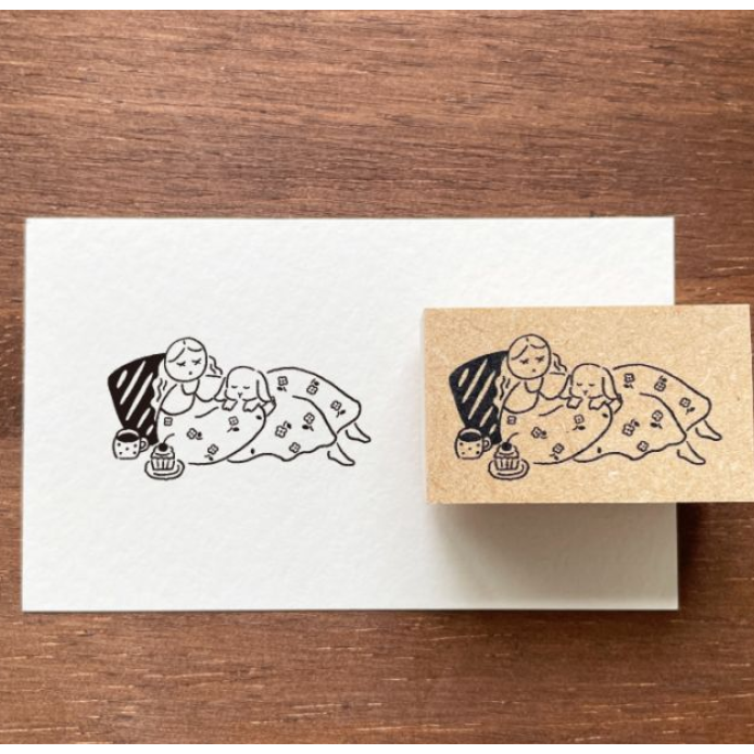 【多尺寸20款】Stamp Marche 印章市場 木頭印章 日本製【立夏手帳生活】-規格圖10