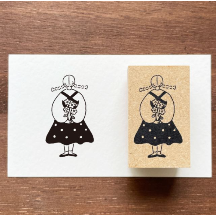 【多尺寸20款】Stamp Marche 印章市場 木頭印章 日本製【立夏手帳生活】-規格圖10