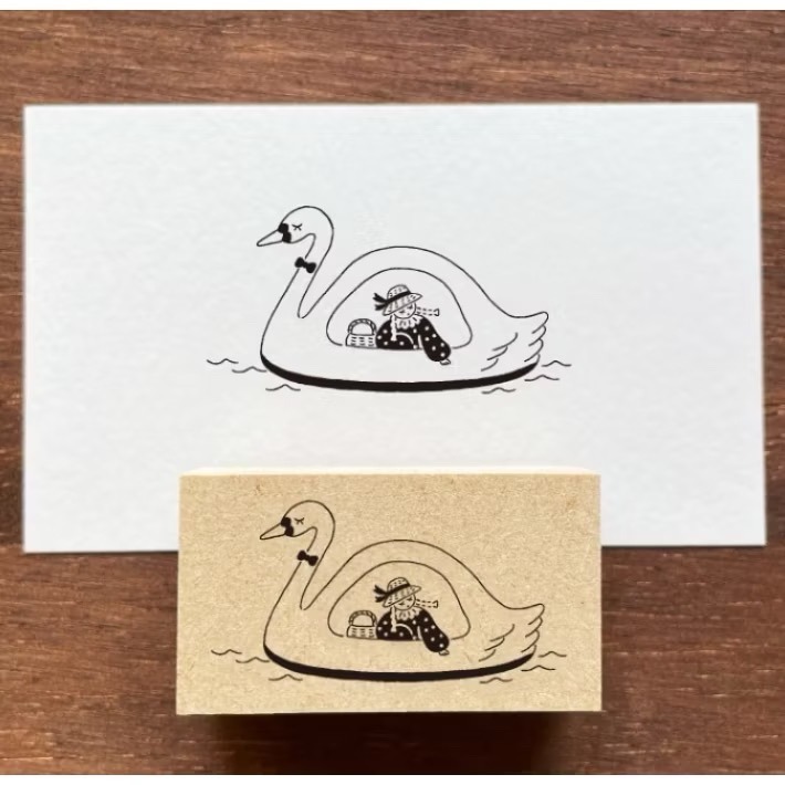 【多尺寸20款】Stamp Marche 印章市場 木頭印章 日本製【立夏手帳生活】-規格圖10