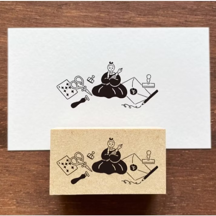 【多尺寸20款】Stamp Marche 印章市場 木頭印章 日本製【立夏手帳生活】-規格圖10