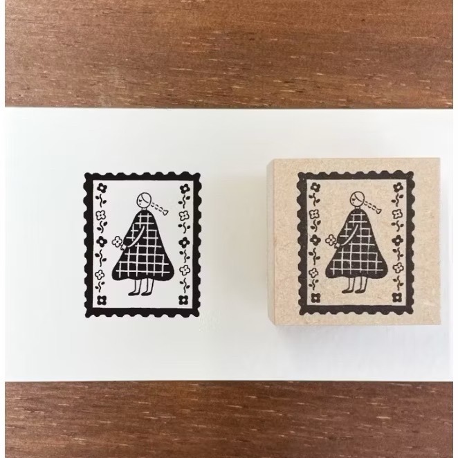 【多尺寸20款】Stamp Marche 印章市場 木頭印章 日本製【立夏手帳生活】-規格圖10