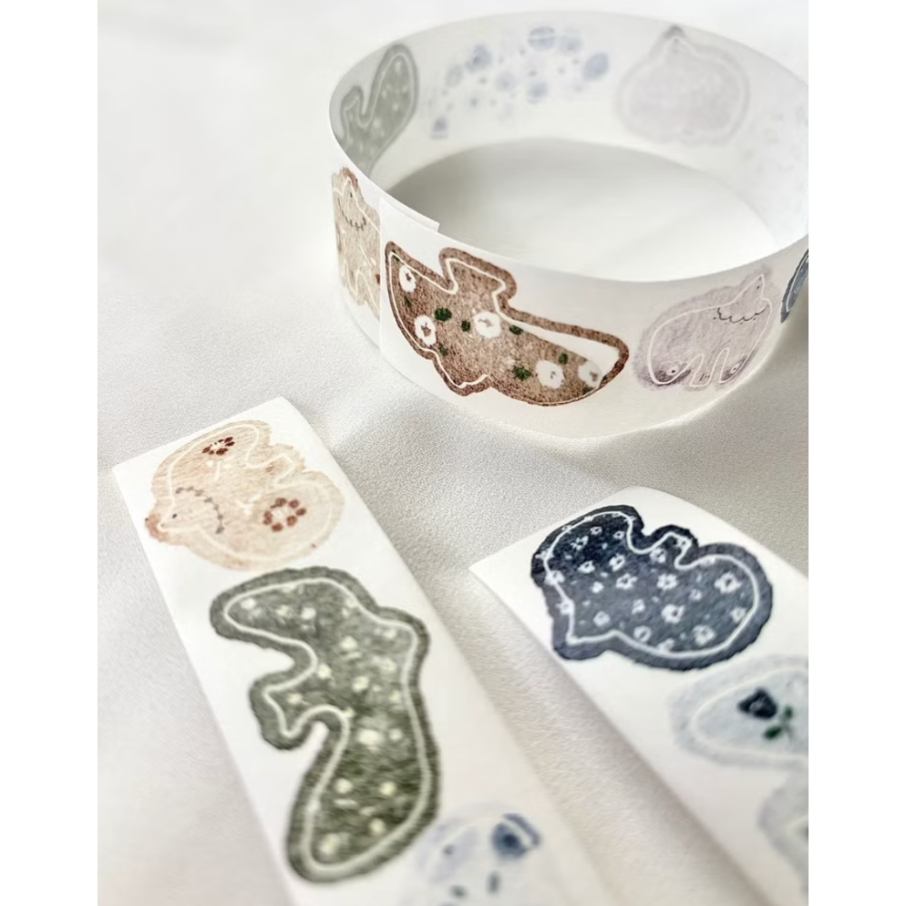 【2款】Pion「緞帶Ribbon/飛鳥Fly」2.5cm和紙割型膠帶【立夏手帳生活】-細節圖4