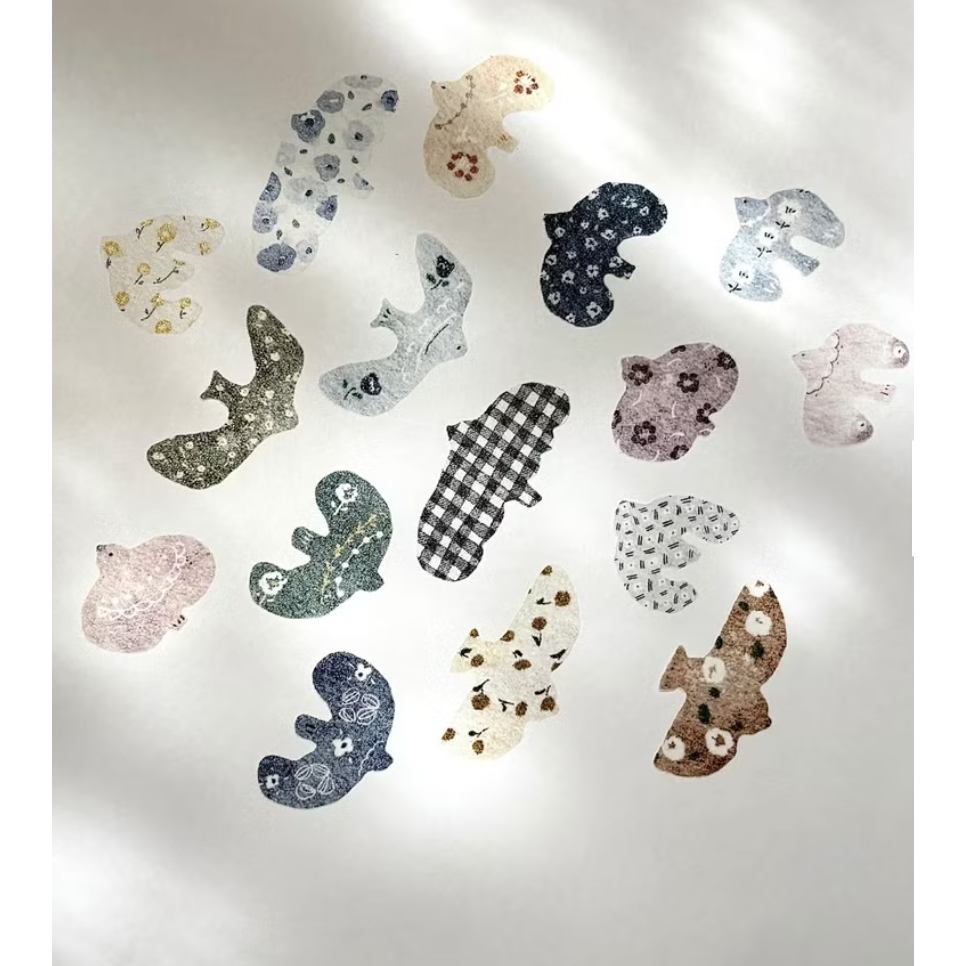 【2款】Pion「緞帶Ribbon/飛鳥Fly」2.5cm和紙割型膠帶【立夏手帳生活】-細節圖5