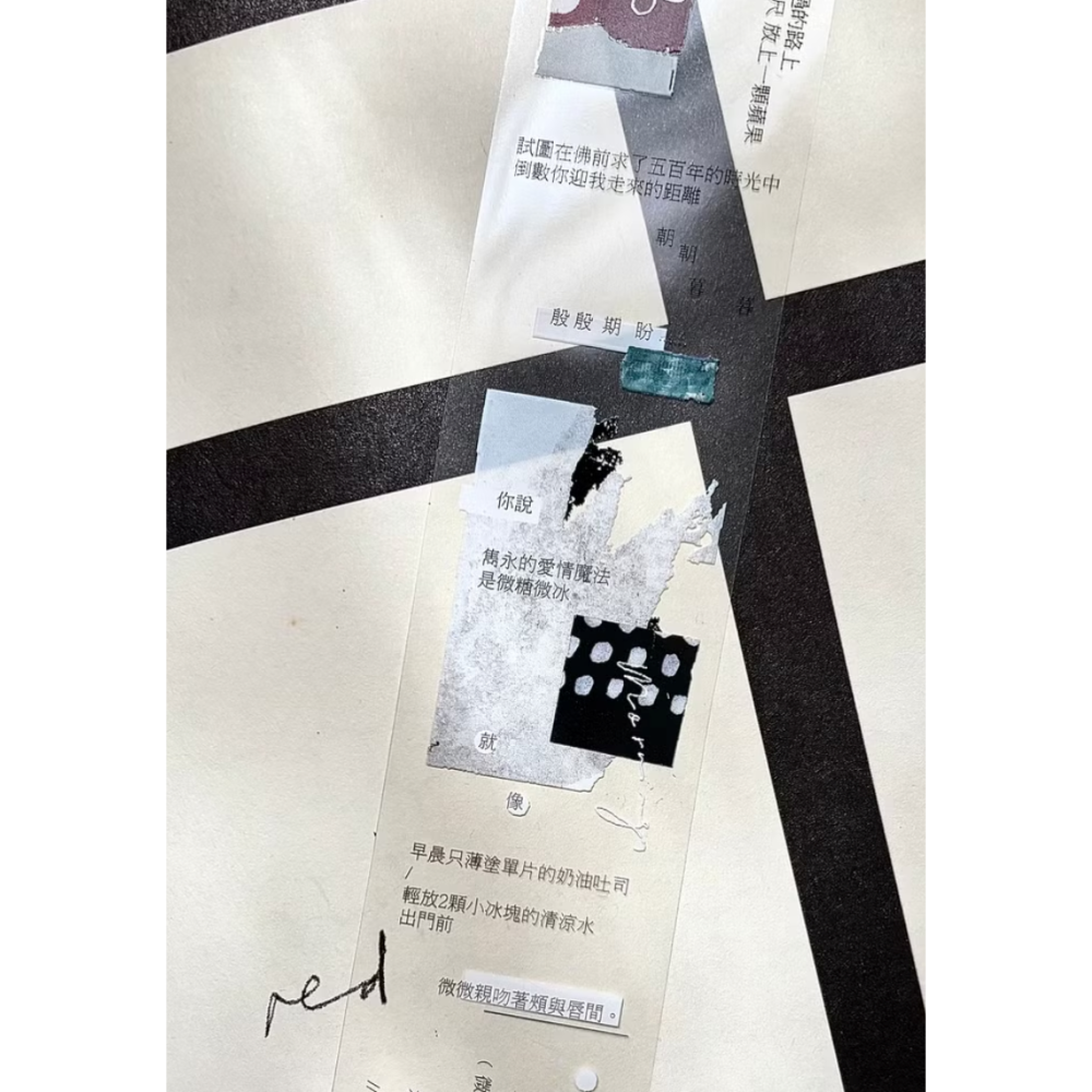 Pion 字裡行間Prose 3.5cm亮面PET膠帶【立夏手帳生活】-細節圖2