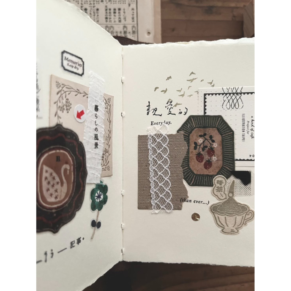 微瘋畫室 花窓Flower Window 5cm霧面PET膠帶【立夏手帳生活】-細節圖8