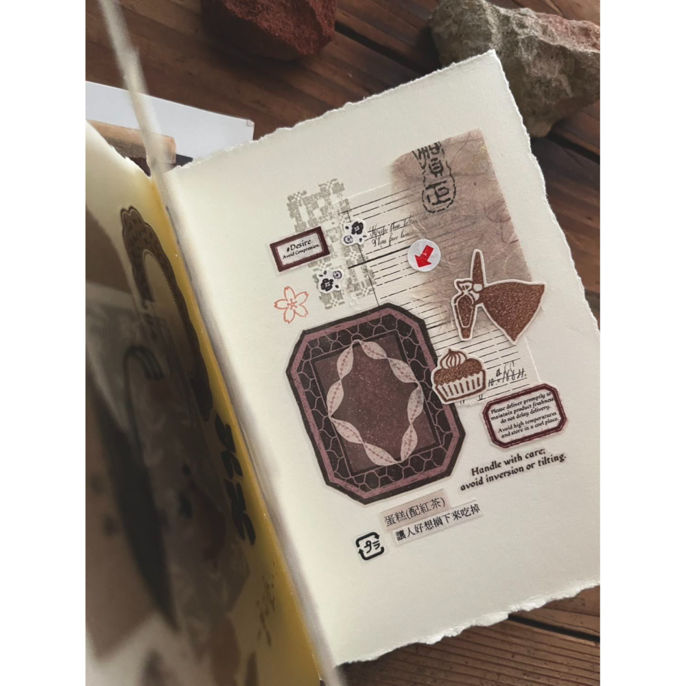 微瘋畫室 花窓Flower Window 5cm霧面PET膠帶【立夏手帳生活】-細節圖10