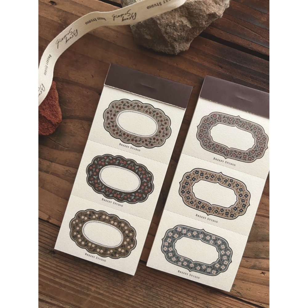 【2款】微瘋畫室「赤果Cherry/花柄Ditzy Floral」便簽本【立夏手帳生活】-細節圖2