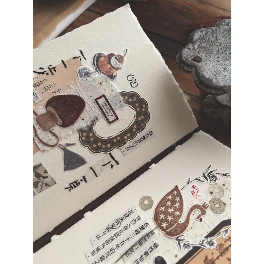 【2款】微瘋畫室「赤果Cherry/花柄Ditzy Floral」便簽本【立夏手帳生活】-細節圖5