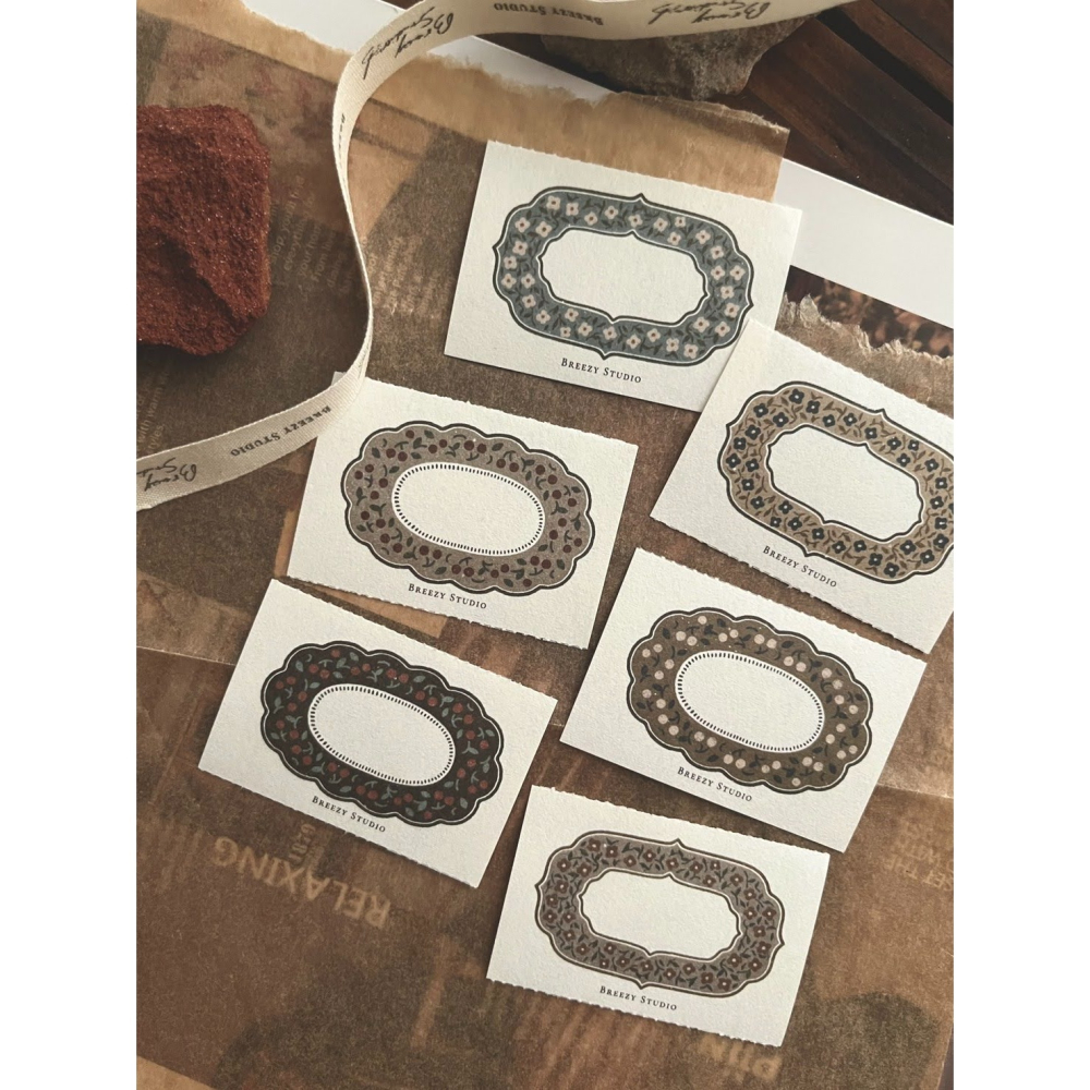 【2款】微瘋畫室「赤果Cherry/花柄Ditzy Floral」便簽本【立夏手帳生活】-細節圖6