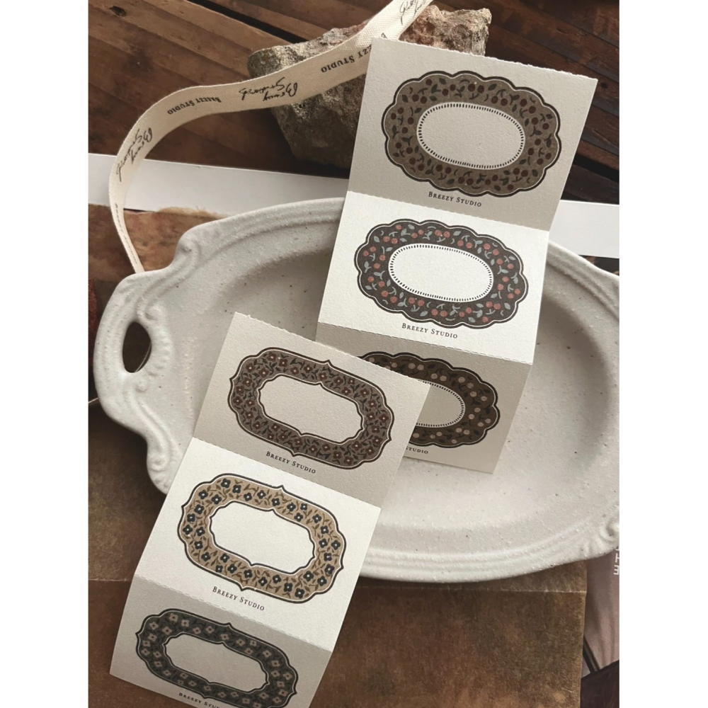 【2款】微瘋畫室「赤果Cherry/花柄Ditzy Floral」便簽本【立夏手帳生活】-細節圖7